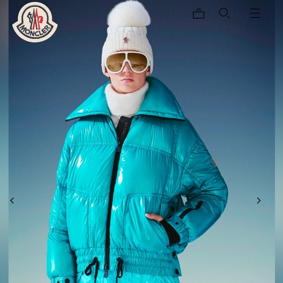 Moncler Chambairy Guibboto Cropped Down Jacket Size 1 (small)